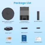 Robot Vacuum and Mop Combo, Self-Emptying, 60-Day Capacity, Schedule, 180mins Runtime, Home Mapping, Wi-Fi/App/Alexa/Remote, Robotic Vacuum Cleaner for Pet, Hard Floors, Carpet - Image 9