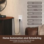 Wyze Plug, 2.4GHz WiFi Smart Plug, Works with Alexa, Google Assistant, IFTTT, No Hub Required, Two-Pack, White - Image 4
