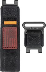 Hemsut Watch Bands Compatible with Amazfit T-Rex/T-Rex 2/T-Rex Pro/T-Rex Ultra, Millitary Soft Suede Leather Strap With Hook and Loop Design and Tools included - Image 4