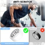 6 Pack Silicone Smart Ring Cover Compatible with Oura Ring Gen4/Oura Gen3/Samsung Galaxy/RingConn,Anti Scratch Protector for Women Men Working Out Gym - Image 4
