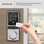 Lockly Secure Plus, RFID Card Smart Lock, Keyless Entry Doory Lock, PIN Genie® Keypad, 3D Biometric Fingerprint Sensor, Auto Lock - Satin Nickel (PGD728FCSN) - Deadbolt Edition - Image 3