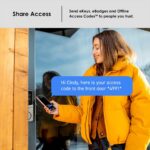 Lockly Secure Plus, RFID Card Smart Lock, Keyless Entry Doory Lock, PIN Genie® Keypad, 3D Biometric Fingerprint Sensor, Auto Lock - Satin Nickel (PGD728FCSN) - Deadbolt Edition - Image 6