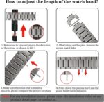 ZPJPPLX 14/16/18/20/22/24mm Metal Watch Band, Stainless Steel Quick Release Strap for Men Women - Image 4