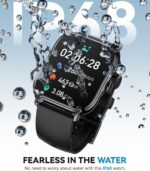 Smart Watch for Women Men- Answer/Make Call, 2025 IP68 Waterproof Fitness Step Sleep Tracker Watch with Monitor Activity Counter Smartwatch for Andriod iPhone iOS Samsung Compatible - Image 6