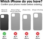 OtterBox iPhone 14 & iPhone 13 Symmetry Series+ Case - CLEAR , ultra-sleek, snaps to MagSafe, raised edges protect camera & screen - Image 4