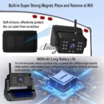 Wireless Backup Camera, Ultra Strong Signal Clear Picture Rechargeable Magnetic Rear View Reverse Wireless Back up Camera for Trailer Truck RV Pickup Camper Van etc - Image 5