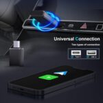Wireless carplay Adapter for iPhone, for Apple carplay Wireless Adapter, Plug & Play, for iPhone iOS 10+/ for Android 11+ - Image 5