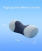 Bespilow Small Neck Roll Pillow,Say Goodbye to Neck Pain, Cervical Memory Foam Pillow for Tension Muscle Relief, Ergonomic Support, Shoulder Pain Relaxer with Breathable Pillowcase, Odorless - Image 7