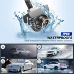 Back up Camera for Cars, Backup Camera,1080P HD Reverse Camera de reversa de auto/Front Camera for car Truck Rear view/170 Degrees Viewing Angle(Black) - Image 6