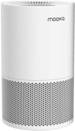 Air Purifiers for Home Large Rooms up to 1200ft², MOOKA H13 True HEPA Air Purifier for Bedroom Pets with Fragrance Sponge, Timer, Air Filter Cleaner for Smoke, Odor, Dander, Pollen (White) - Image 5