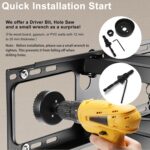 in Wall Cable Management Kit, White Wire Hider to Hide Cords Wall Mounted TV, 3inch Easy Install Cord Covers Kit, Cord Hiding for Wall - 4Pack Suitable for HDMI, TVs, Desks, Audio - Image 5