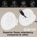 in Wall Cable Management Kit, White Wire Hider to Hide Cords Wall Mounted TV, 3inch Easy Install Cord Covers Kit, Cord Hiding for Wall - 4Pack Suitable for HDMI, TVs, Desks, Audio - Image 6