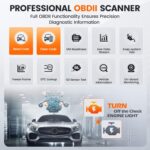 ANCEL AD410 PRO OBD2 Scanner and Battery Tester,2-in-1 Car Diagnostic Tool,Check Engine Light,EVAP Test,Live Data,6V/12V Battery Analyzer with Cranking & Charging System Test for Car Motorcycle - Image 5