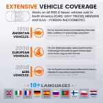 ANCEL AD410 PRO OBD2 Scanner and Battery Tester,2-in-1 Car Diagnostic Tool,Check Engine Light,EVAP Test,Live Data,6V/12V Battery Analyzer with Cranking & Charging System Test for Car Motorcycle - Image 8