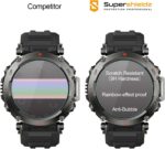 Supershieldz (3 Pack) Designed for Samsung Galaxy Watch 7, 6, 5, 4 (40mm) / Watch FE (40mm) Tempered Glass Screen Protector, Anti Scratch, Bubble Free - Image 3