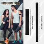 2Packs Compatible with Whoop 4.0 Bicep/Ankle Band, 40cm Adjustable Nylon Strap, Breathable Design for Fitness Training, Washable & Durable (No U-shape Frame) - Image 4