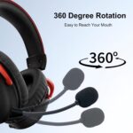 Replacement Game Microphone Compatible with Kingston HyperX Cloud 2 II Wireless Gaming Headset for PS5 Xbox Series X,S PS3 PC Detachable Noise Cancelling Mic,3.5mm Black - Image 4