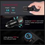 VELOGK Super Fast Type C Car Charger [73W Turbo], Metal Adaptive 55W 45W PPS/PD&QC3.0 USB C Car Adapter[Super Fast Charging 2.0]for Samsung S25 Ultra/S24 Ultra/S23 Ultra/S22+/S21/S20,iPad Pro,Macbook - Image 6
