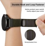 WOCCI 20mm Adjustable Nylon Watch Band, Quick Release Sport Loop Strap (Army Green) - Image 5