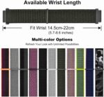 WOCCI 20mm Adjustable Nylon Watch Band, Quick Release Sport Loop Strap (Army Green) - Image 7