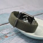 WOCCI 20mm Adjustable Nylon Watch Band, Quick Release Sport Loop Strap (Army Green) - Image 8