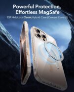 ESR for iPhone 16 Pro Case, Compatible with MagSafe, Shockproof Military-Grade Protection, Magnetic Phone Case for iPhone 16 Pro, Classic Hybrid Case (HaloLock), Clear Gold - Image 4