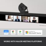 Logitech Brio 301 Full HD Webcam with Privacy Shutter, Noise Reduction Microphone, USB-C, Certified for Zoom, Microsoft Teams, Google Meet, Auto Light Correction - Black (Renewed) - Image 6