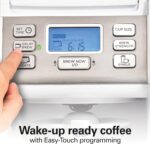 Hamilton Beach FlexBrew Trio 2-Way Coffee Maker, Compatible with K-Cup Pods or Grounds, Single Serve & Full 12c Pot, White with Stainless Steel Accents, Fast Brewing - Image 5
