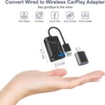 Wireless CarPlay Adapter (2025 Upgraded) 2-in-1 CarPlay & Android Auto, Converts Wired to Wireless CarPlay, Plug & Play, Low Latency, Compatible with iPhone & Android, USB-C Support - Image 3