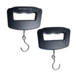 Digital Hanging Luggage Scale,Portable Handheld Baggage Suitcase Electronic Scale for Travel Household Fishing and Gift 110lb Black - Image 3