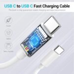 iPhone 15 16 Charger, 30W Super Fast Charging, USB C Block Type C Cable Cord [ 6.6ft + 10ft ] for iPhone 16,16 Plus,16 Pro,16 Pro Max, iPhone15, iPad Pro 12.9/11, Galaxy S25, S24,S23-2Pack - Image 8