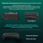 TiMOVO PS5 Controller Keyboard with Green Backlit, Wireless Bluetooth Keypad Chatpad for PlayStation 5, Built-in Speaker & 3.5mm Audio Jack, Mini Gaming Keyboard for PS5 Accessories, Black - Image 9