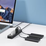 USB Hub 3.0, 7-Port USB Hub Splitter with Individual On/Off Switches and Lights, 3.2ft/1m Long Cable Compatible with MacBook, Laptop, Surface Pro, PS4, PC, Flash Drive, Mobile HDD - Image 7