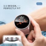 [6+6Pack for Samsung Galaxy Watch 7 40mm Screen Protector Case, Hard PC Bumper + HD Anti-Fog Tempered Glass Protective Film, Waterproof Face Cover Set for Galaxy Watch 7 40mm Accessories - Image 6