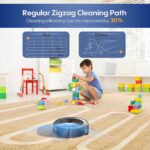 Bagotte Robot Vacuum and Mop Combo with LiDAR Navigation,4000Pa Suction Robot Vacuum Cleaner with Mapping,No-Go Zones,Vacuum Robot for Pet Hair,Hard Floor,Carpet - Image 6