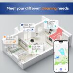 Bagotte Robot Vacuum and Mop Combo with LiDAR Navigation,4000Pa Suction Robot Vacuum Cleaner with Mapping,No-Go Zones,Vacuum Robot for Pet Hair,Hard Floor,Carpet - Image 7