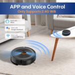Bagotte Robot Vacuum and Mop Combo with LiDAR Navigation,4000Pa Suction Robot Vacuum Cleaner with Mapping,No-Go Zones,Vacuum Robot for Pet Hair,Hard Floor,Carpet - Image 8