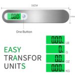 Rechargeable Digital Travel Scale with Strap for Luggage Suitcase Baggage Weighing, Weight Max up to 110 Lbs/50kg & LCD Display Screen Design,USB Type-C Port - Image 3