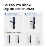 KIWIHOME Cooling Fan for PS5 Pro, Efficient Cooler Fan with Adjustable Speed and Auto On/Off, Quiet Cooling Accessories with USB3.0 Port, LED Light for PS5 Pro Only, Not for PS5/PS5 Slim - Image 3