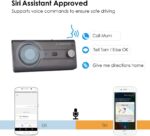 Avantree CK11 Hands Free Bluetooth 5.0 Car Kits, 3W Loud Speakerphone, Support Siri Assistant & Motion Auto On Off, Volume Knob, Wireless in Car Handsfree Speaker with Visor Clip - Titannium - Image 3