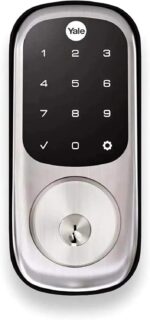 Yale Assure Lock YRD620-ZW2-619 Touchscreen Deadbolt, Satin Nickel – Key-Free Smart Lock, Secure Keypad Access, Easy DIY Installation, Modern Design - Image 3