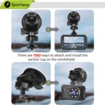 Sportway S30 Dash Cam Suction Mount (2nd Gen) with 10pcs Joints for REXING,Z-Edge,Old Shark,YI,KDLINKS,Falcon Zero,Transcend,Crosstour,VANTRUE,GoPro Hero and Most Other Dash Cameras DVR GPS - Image 5