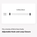 Breathable Nylon Bands with U Shaped Bracket compatible with whoop 4.0, Odor Resistant, Easy to use and Perfect for Every Occasion, 24cm, Starlight, Black, Grey - Image 4