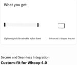 Breathable Nylon Bands with U Shaped Bracket compatible with whoop 4.0, Odor Resistant, Easy to use and Perfect for Every Occasion, 24cm, Starlight, Black, Grey - Image 5