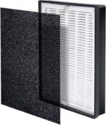 LEVOIT LV-H126 Air Purifier Replacement Filter, Genuine LV-H126-RF Air Filters, 3 Extra Pre-Filters, High-Efficiency Activated Carbon for Removal of Smoke, Odor, Allergens, Pollen, Black - Image 3