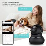 litokam 2K Indoor Security Camera, 360° Cameras for Home Security Indoor with Motion Detection, Pet Cam with Phone App, Baby Monitor-Night Vision - Image 4