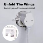 in Wall Cable Management Kit,Hide TV Cords for Wall Mount TV,Includes Power & Low Voltage Cable Management,Easy Install with Hole Saw Drill Attachment - Image 4