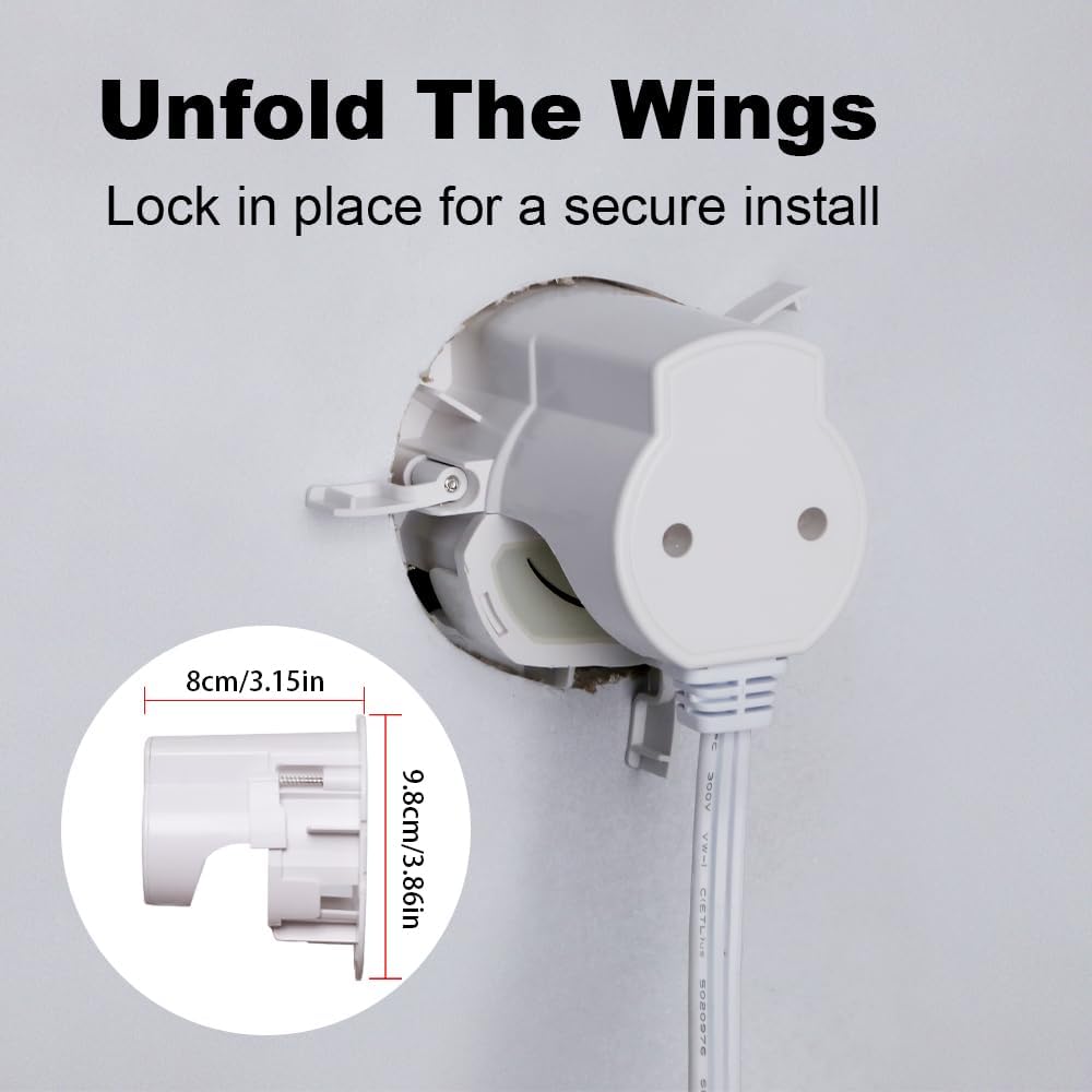 in Wall Cable Management Kit,Hide TV Cords for Wall Mount TV,Includes Power & Low Voltage Cable Management,Easy Install with Hole Saw Drill Attachment - Image 4