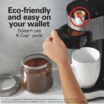 Hamilton Beach 2-Way 12 Cup Programmable Drip Coffee Maker & Single Serve Machine, Glass Carafe, Auto Pause and Pour, Black (49980R) - Image 5
