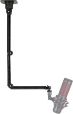 Microphone Wall Mount, Ceiling Holder Stand compatible with Blue Yeti X Nano Snowball and Shure HyperX Razer Microphones - Image 3
